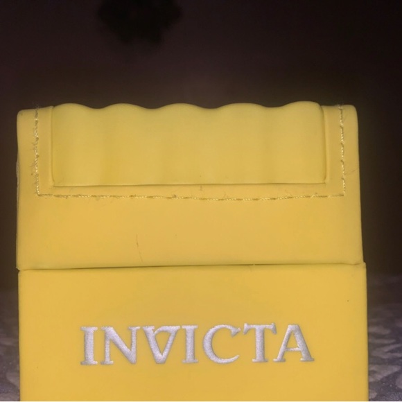 Yellow gold and sterling silver invicta watch - Picture 4 of 4